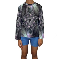 Magic Swirl Kids  Long Sleeve Swimwear by Simbadda