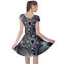 Precious Spiral Wallpaper Cap Sleeve Dresses View2