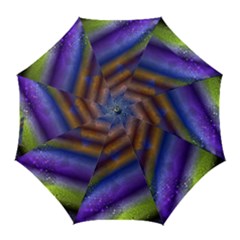 Fractal Color Stripes Golf Umbrellas