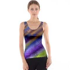 Fractal Color Stripes Tank Top