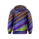 Fractal Color Stripes Kids  Zipper Hoodie View2