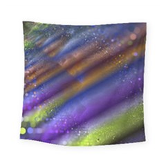 Fractal Color Stripes Square Tapestry (Small)