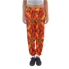 Background Flower Fractal Women s Jogger Sweatpants