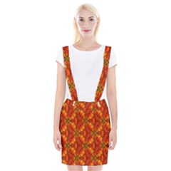 Background Flower Fractal Suspender Skirt