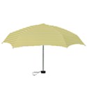 Horizontal Stripes Yellow Mini Folding Umbrellas View3