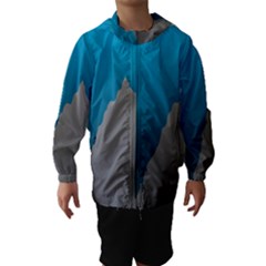 Mariana Trench Sea Beach Water Blue Hooded Wind Breaker (kids) by Mariart