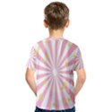 Hurak Pink Star Yellow Hole Sunlight Light Kids  Sport Mesh Tee View2