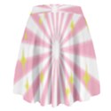 Hurak Pink Star Yellow Hole Sunlight Light High Waist Skirt View2