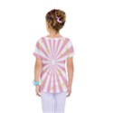 Hurak Pink Star Yellow Hole Sunlight Light Kids  One Piece Tee View2