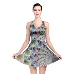 Beautiful Image Fractal Vortex Reversible Skater Dress by Simbadda