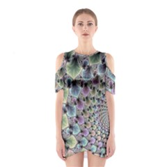 Beautiful Image Fractal Vortex Shoulder Cutout One Piece by Simbadda