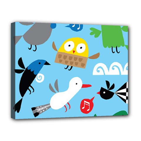 New Zealand Birds Close Fly Animals Canvas 14  X 11  by Mariart