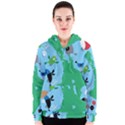 New Zealand Birds Detail Animals Fly Women s Zipper Hoodie View1