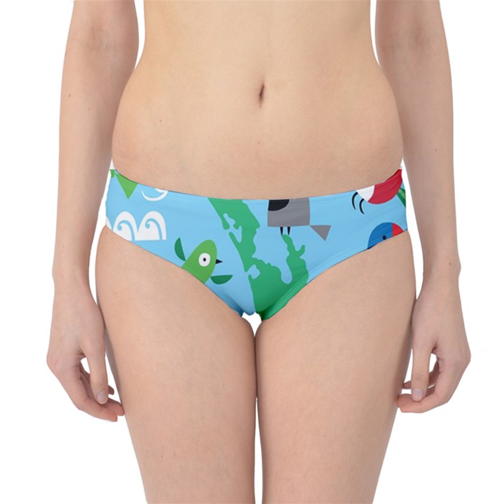 New Zealand Birds Detail Animals Fly Hipster Bikini Bottoms