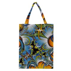 High Detailed Fractal Image Background With Abstract Streak Shape Classic Tote Bag by Simbadda