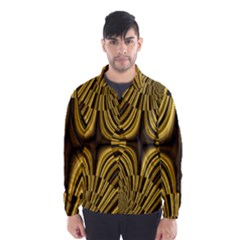 Fractal Golden River Wind Breaker (men) by Simbadda