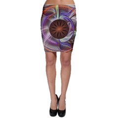 Background Image With Hidden Fractal Flower Bodycon Skirt by Simbadda