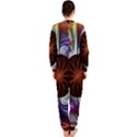 Background Image With Hidden Fractal Flower OnePiece Jumpsuit (Ladies)  View2