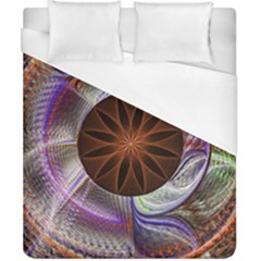 Background Image With Hidden Fractal Flower Duvet Cover (california King Size)