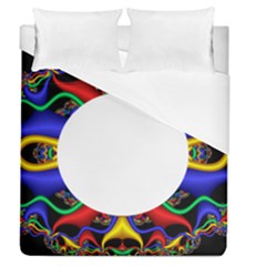 Symmetric Fractal Snake Frame Duvet Cover (queen Size)