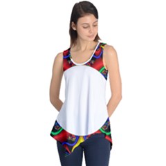 Symmetric Fractal Snake Frame Sleeveless Tunic by Simbadda