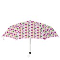 Polka Dot Purple Green Yellow Folding Umbrellas View3