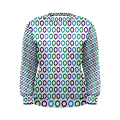 Polka Dot Like Circle Purple Blue Green Women s Sweatshirt by Mariart