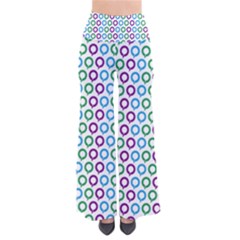 Polka Dot Like Circle Purple Blue Green Pants by Mariart