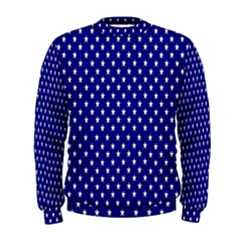 Rainbow Polka Dot Borders Colorful Resolution Wallpaper Blue Star Men s Sweatshirt by Mariart