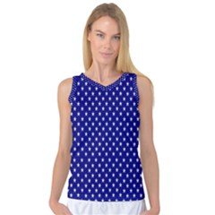 Rainbow Polka Dot Borders Colorful Resolution Wallpaper Blue Star Women s Basketball Tank Top