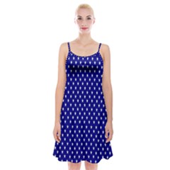 Rainbow Polka Dot Borders Colorful Resolution Wallpaper Blue Star Spaghetti Strap Velvet Dress by Mariart