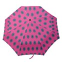 Polka Dot Circle Pink Purple Green Folding Umbrellas View1