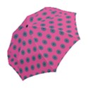 Polka Dot Circle Pink Purple Green Folding Umbrellas View2