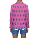 Polka Dot Circle Pink Purple Green Kids  Long Sleeve Swimwear View2