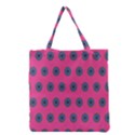 Polka Dot Circle Pink Purple Green Grocery Tote Bag View2