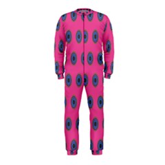 Polka Dot Circle Pink Purple Green Onepiece Jumpsuit (kids) by Mariart