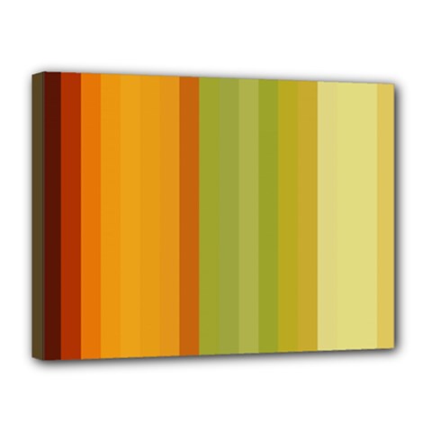 Colorful Citrus Colors Striped Background Wallpaper Canvas 16  X 12  by Simbadda