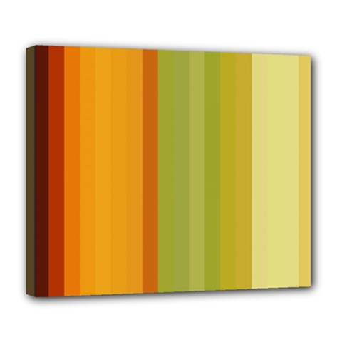 Colorful Citrus Colors Striped Background Wallpaper Deluxe Canvas 24  X 20   by Simbadda