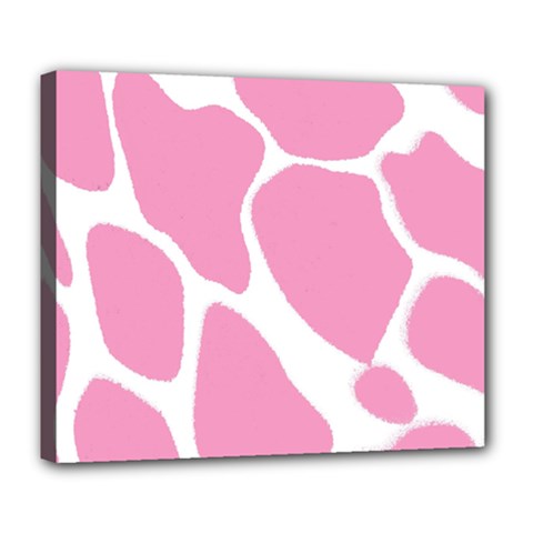 Baby Pink Girl Pattern Colorful Background Deluxe Canvas 24  X 20   by Simbadda