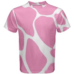 Baby Pink Girl Pattern Colorful Background Men s Cotton Tee by Simbadda