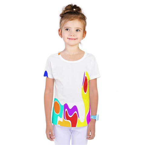 Simple Abstract With Copyspace Kids  One Piece Tee by Simbadda