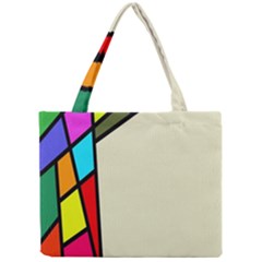 Digitally Created Abstract Page Border With Copyspace Mini Tote Bag by Simbadda