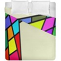 Digitally Created Abstract Page Border With Copyspace Duvet Cover Double Side (California King Size) View1