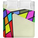 Digitally Created Abstract Page Border With Copyspace Duvet Cover Double Side (California King Size) View2