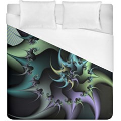 Fractal Image With Sharp Wheels Duvet Cover (king Size) by Simbadda