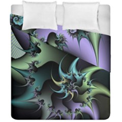 Fractal Image With Sharp Wheels Duvet Cover Double Side (california King Size) by Simbadda