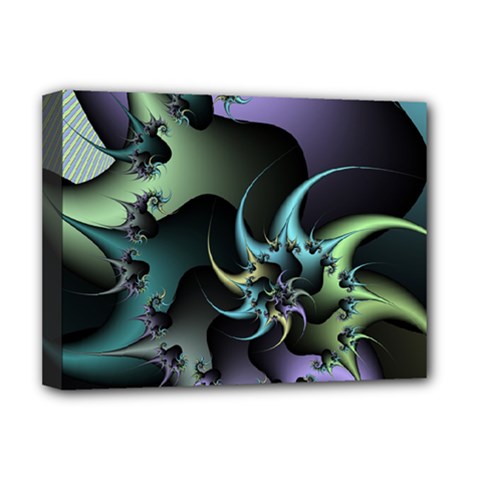 Fractal Image With Sharp Wheels Deluxe Canvas 16  X 12   by Simbadda