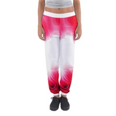 Abstract Pink Page Border Women s Jogger Sweatpants by Simbadda