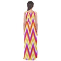 Colorful Chevrons Zigzag Pattern Seamless Empire Waist Maxi Dress View2