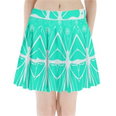 Butterfly Cut Out Flowers Pleated Mini Skirt by Simbadda